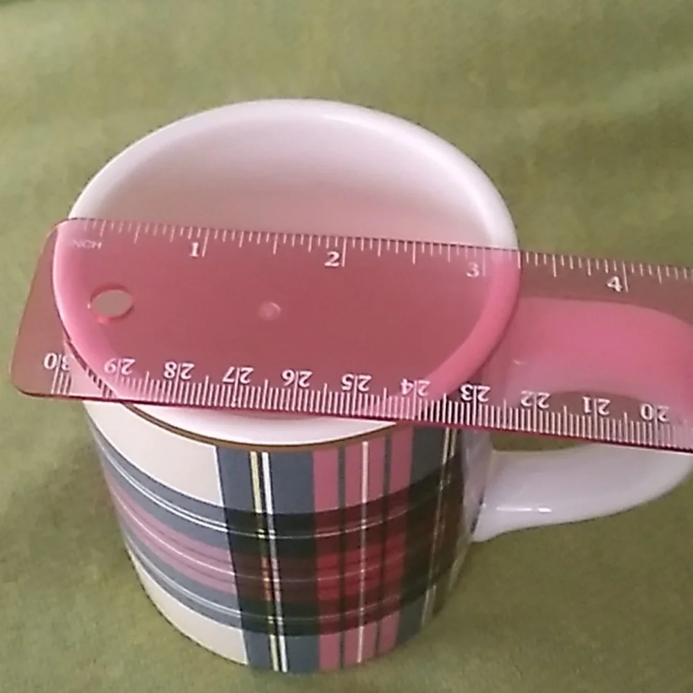 Vintage Williams Sonoma Tartan Plaid Mug